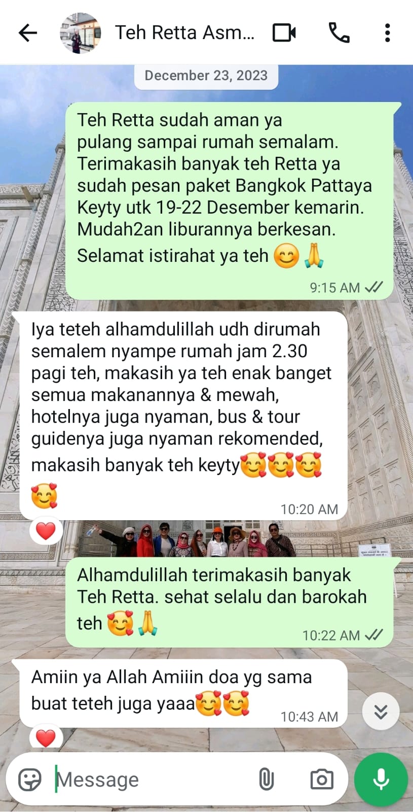 Testimoni WhatsApp 6